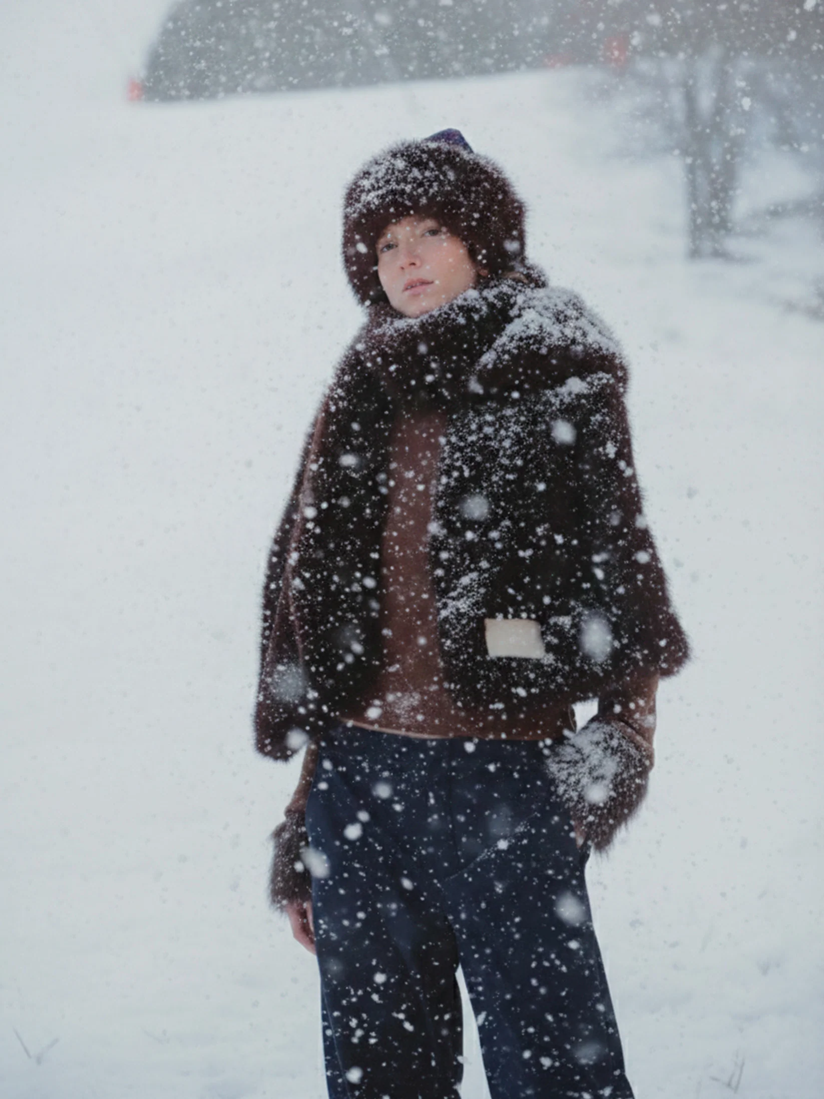 Bear Brown Fur Hat - Image 6
