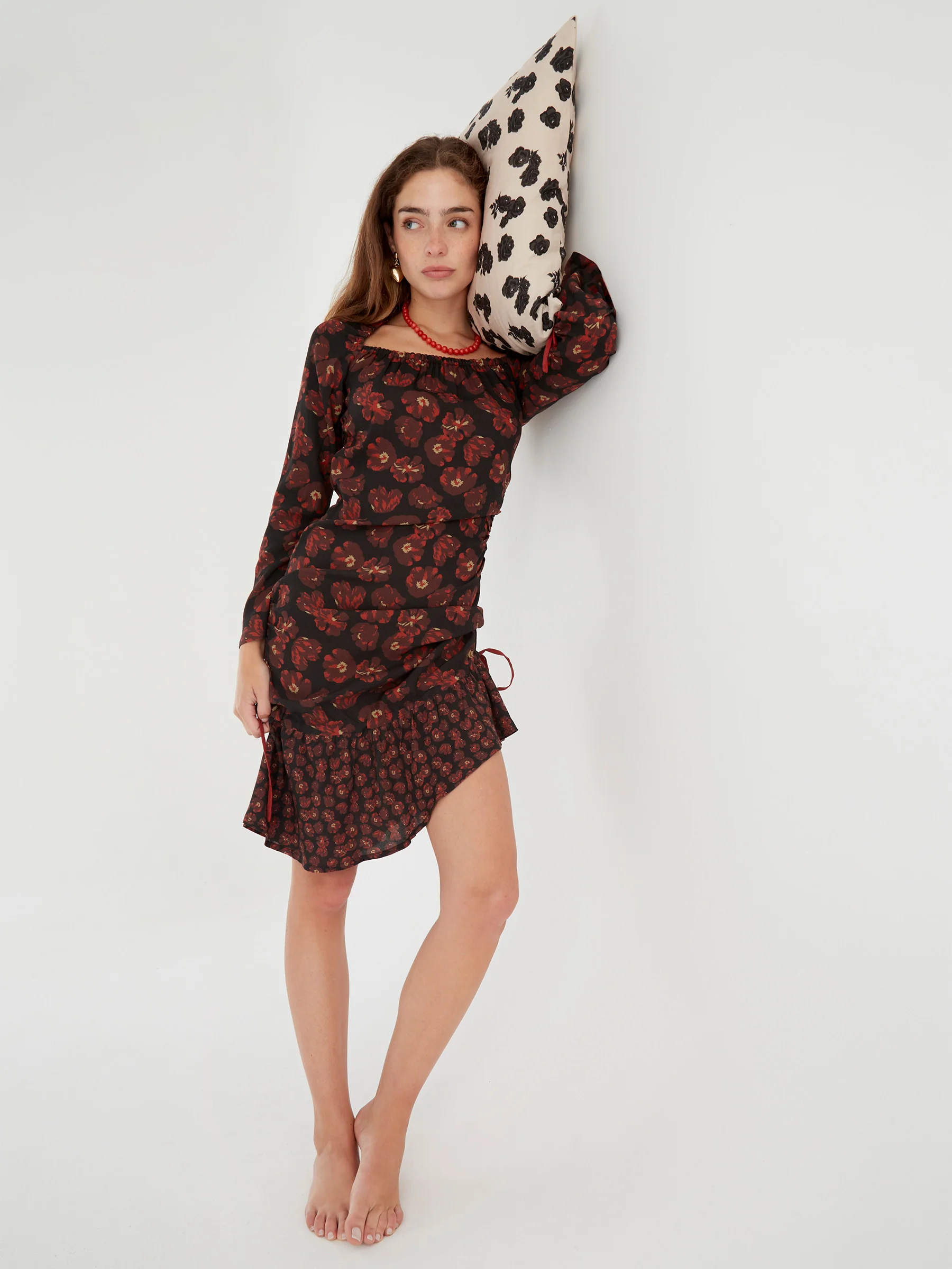 Lullaby Floral-Printed Short Dress - Image 5