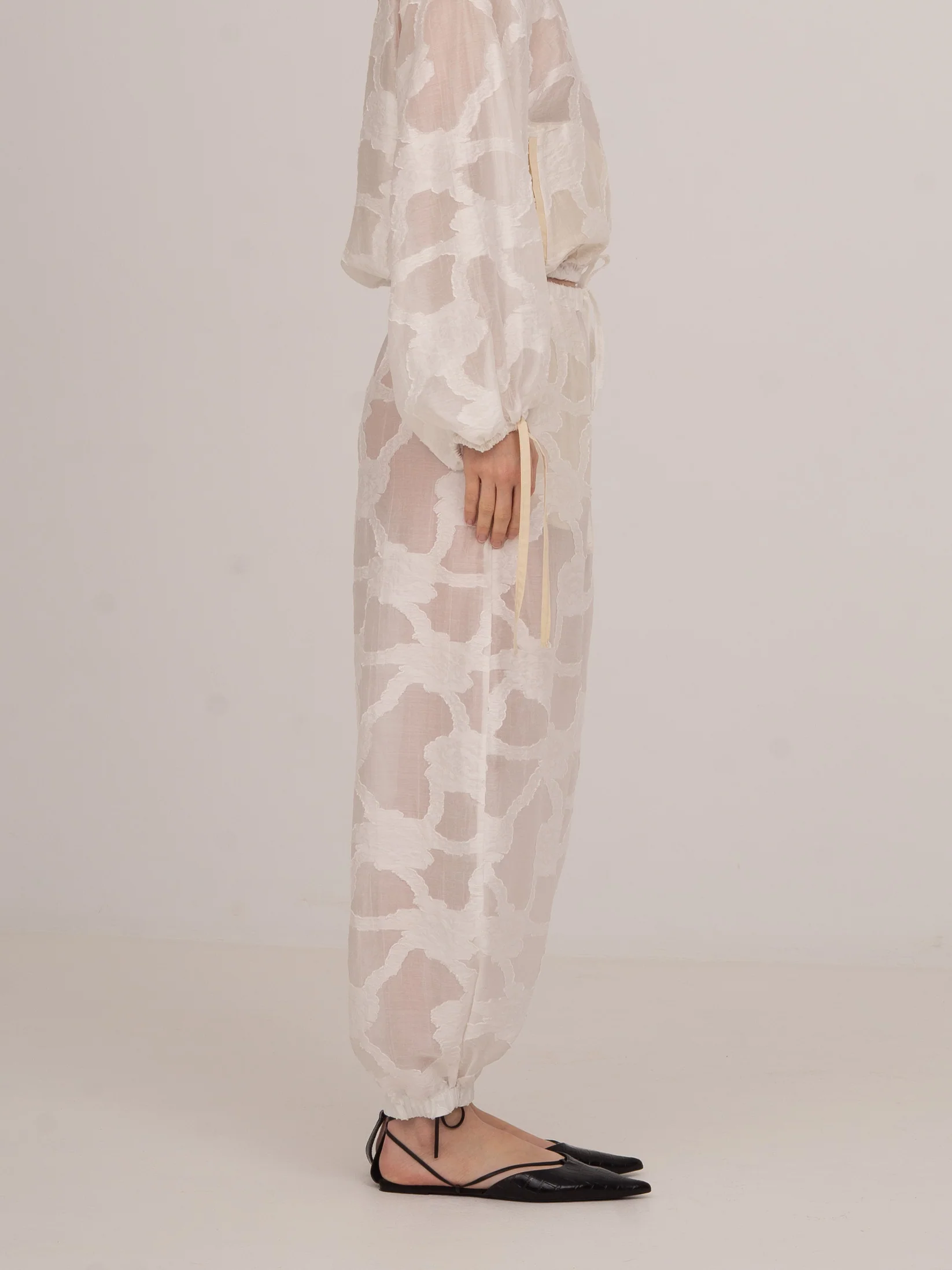 Printworks White Balloon Pants - Image 3