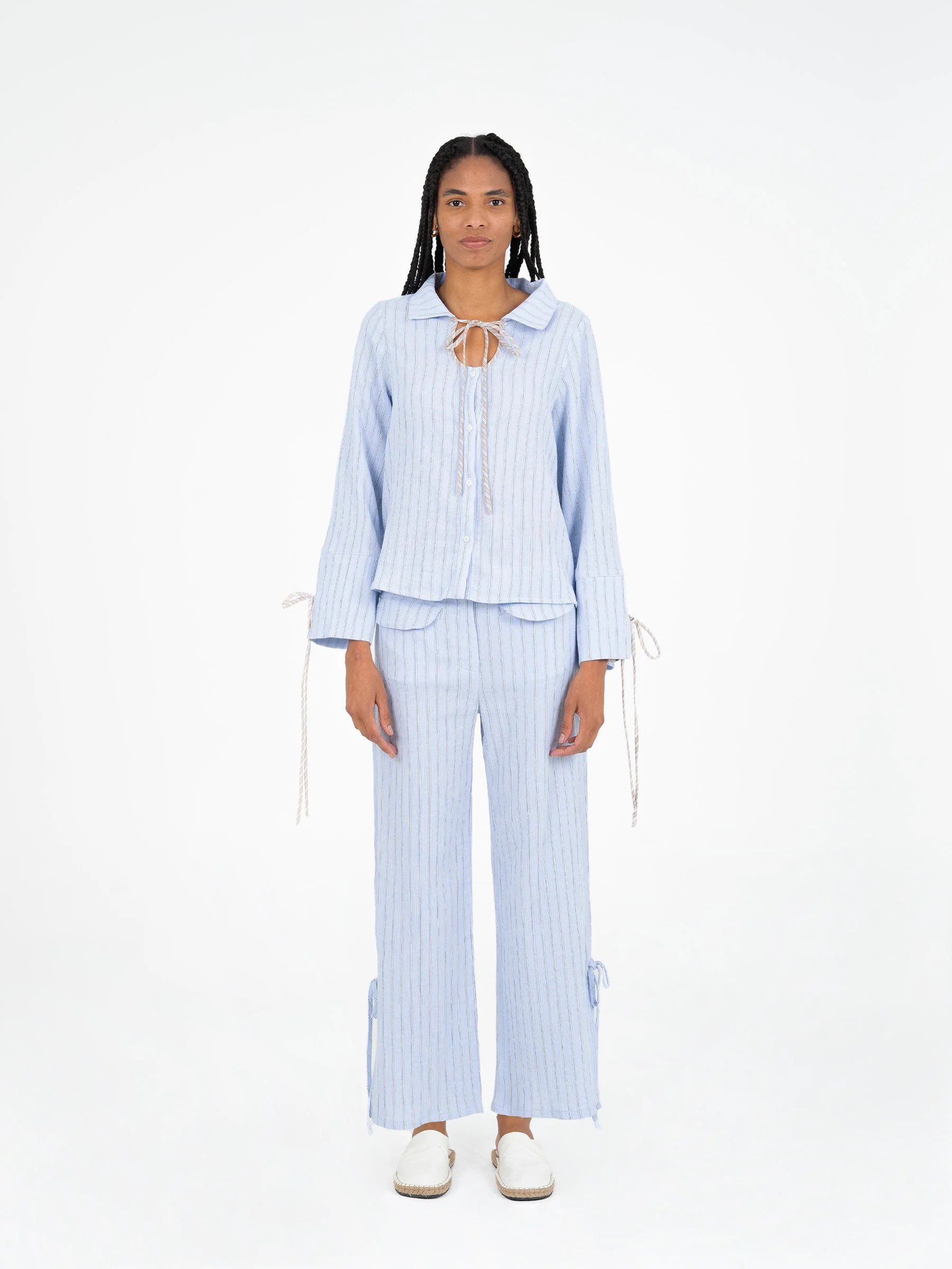 Skyline Blue Striped Shirt - Image 3