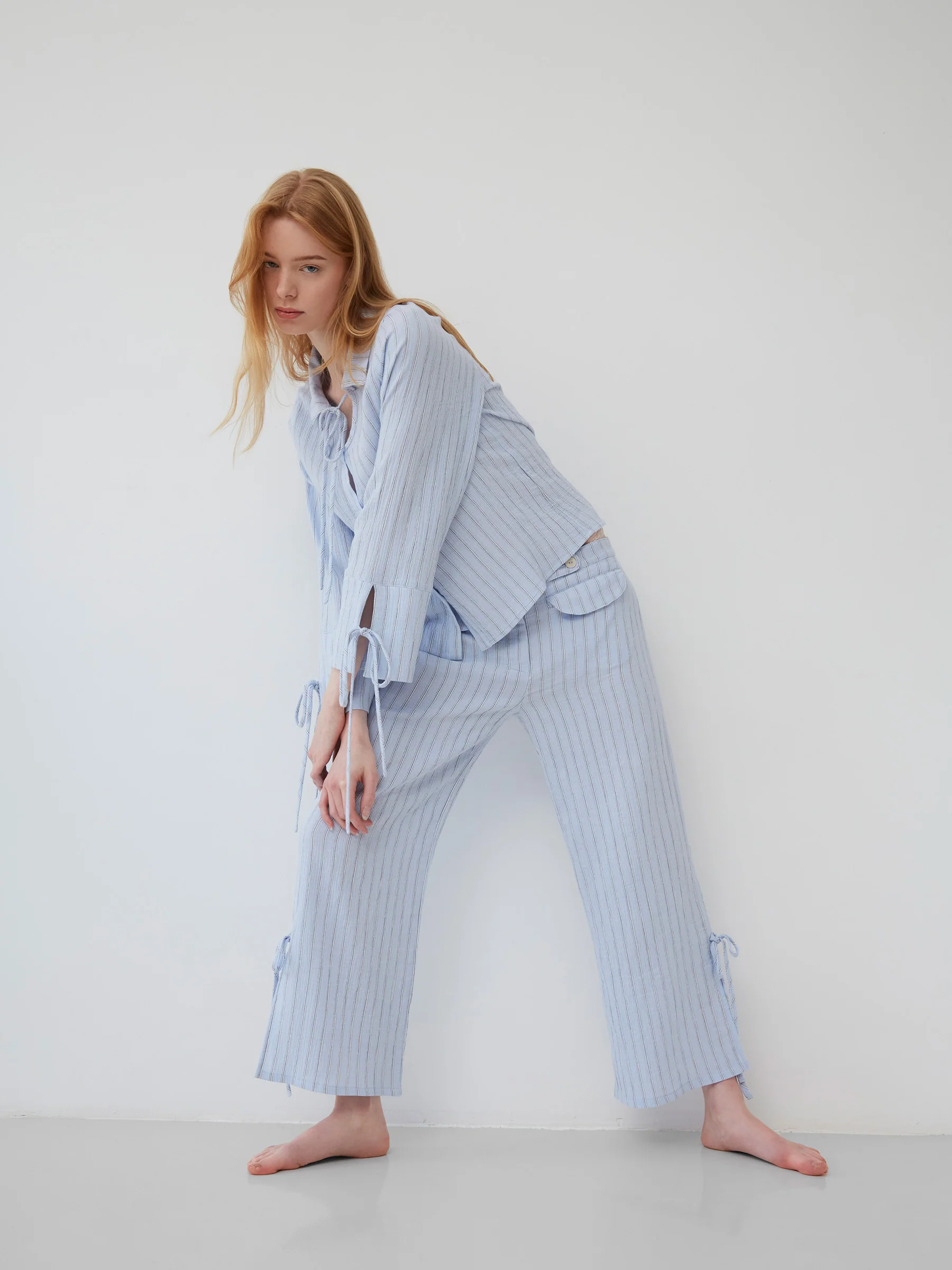 Skyline Blue Striped Shirt - Image 7