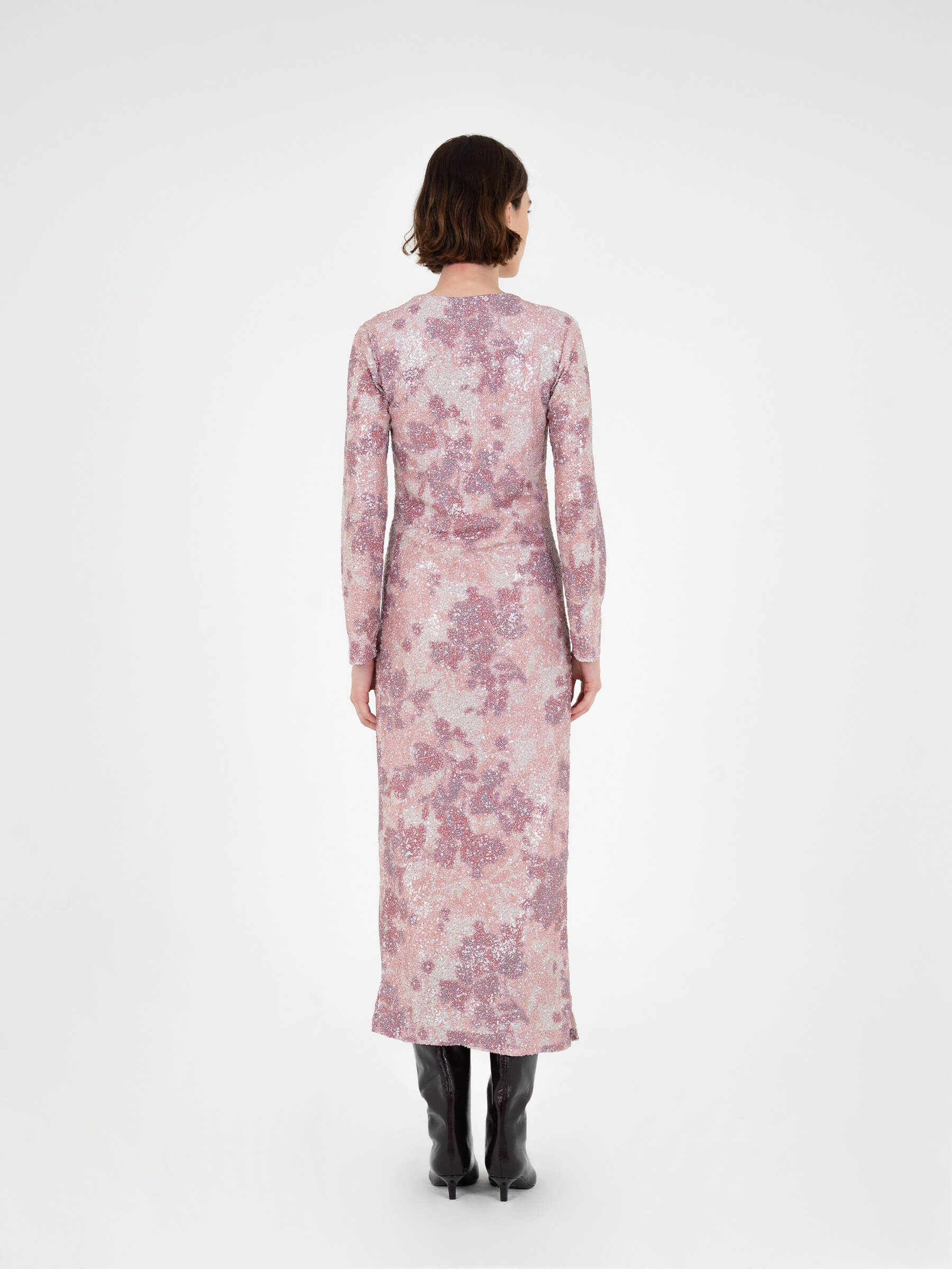 Star Printed Sequin Dress - Image 5
