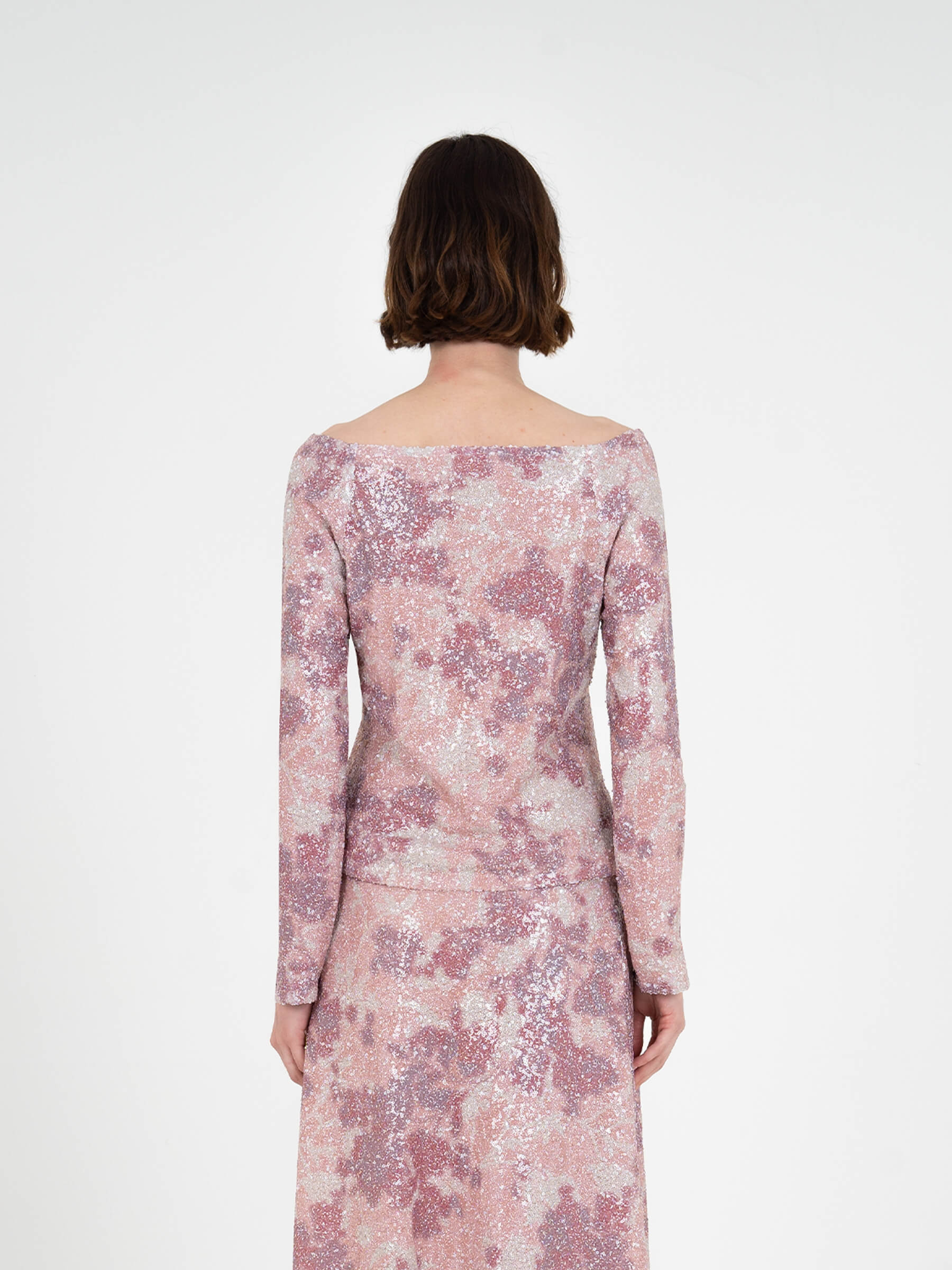 Star Printed Sequin Top - Image 5