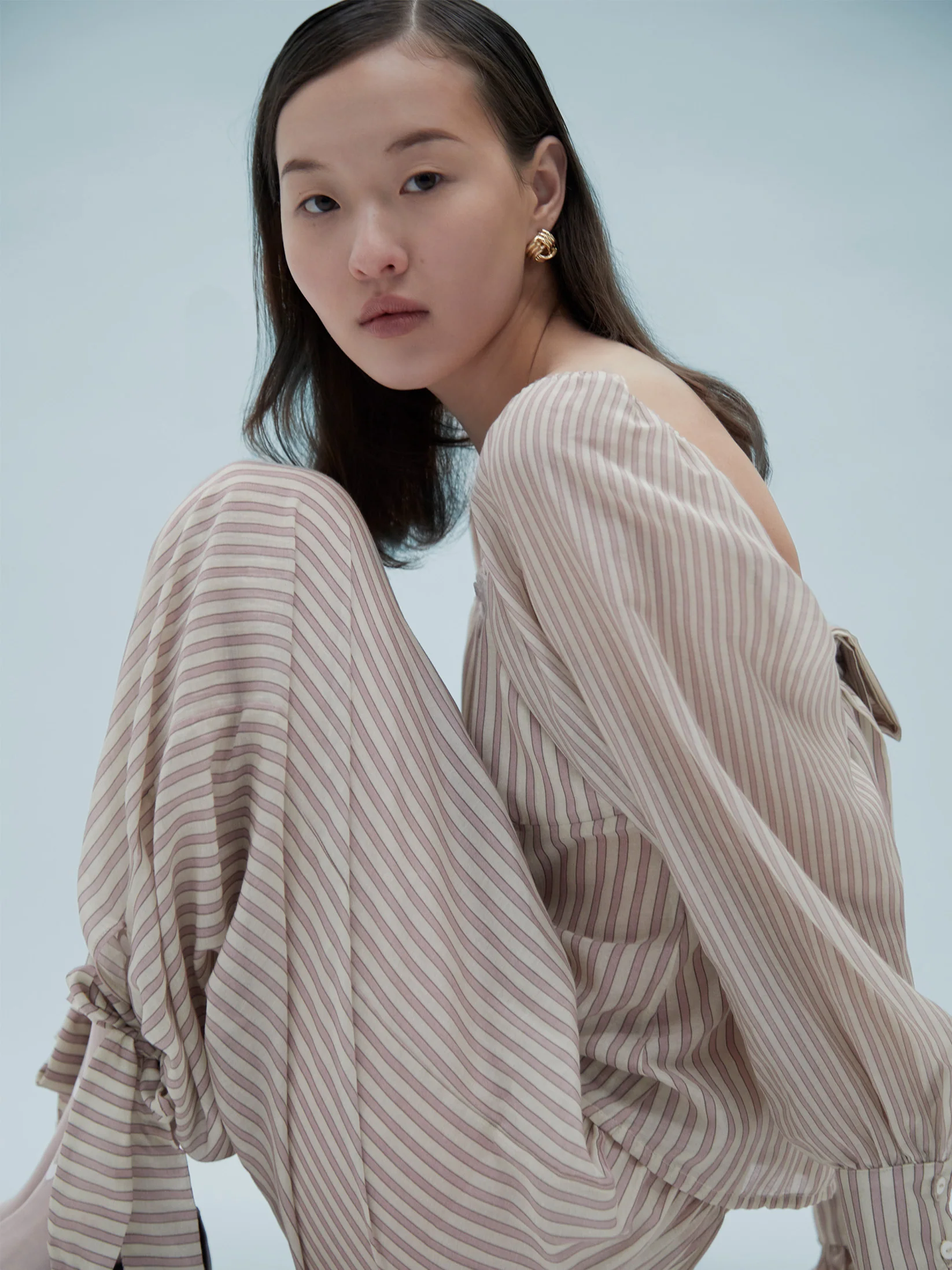 Strawberry Crush Pink Striped Trousers - Image 5