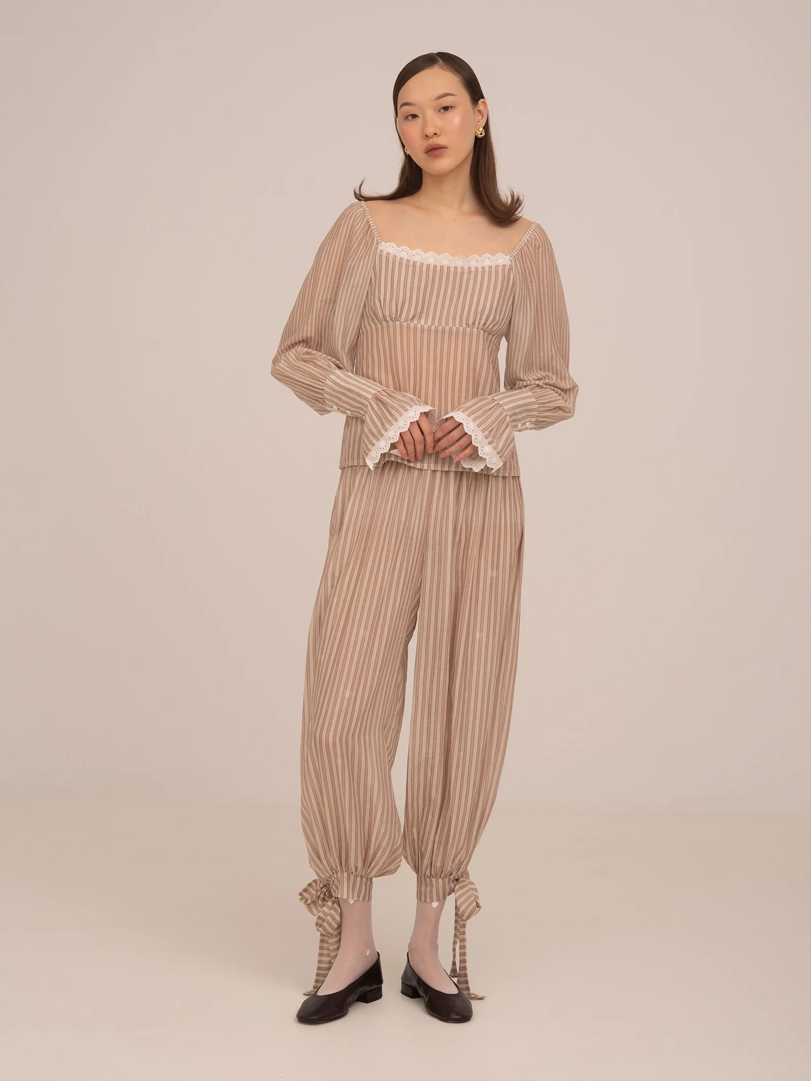 Strawberry Crush Pink Striped Trousers - Image 8