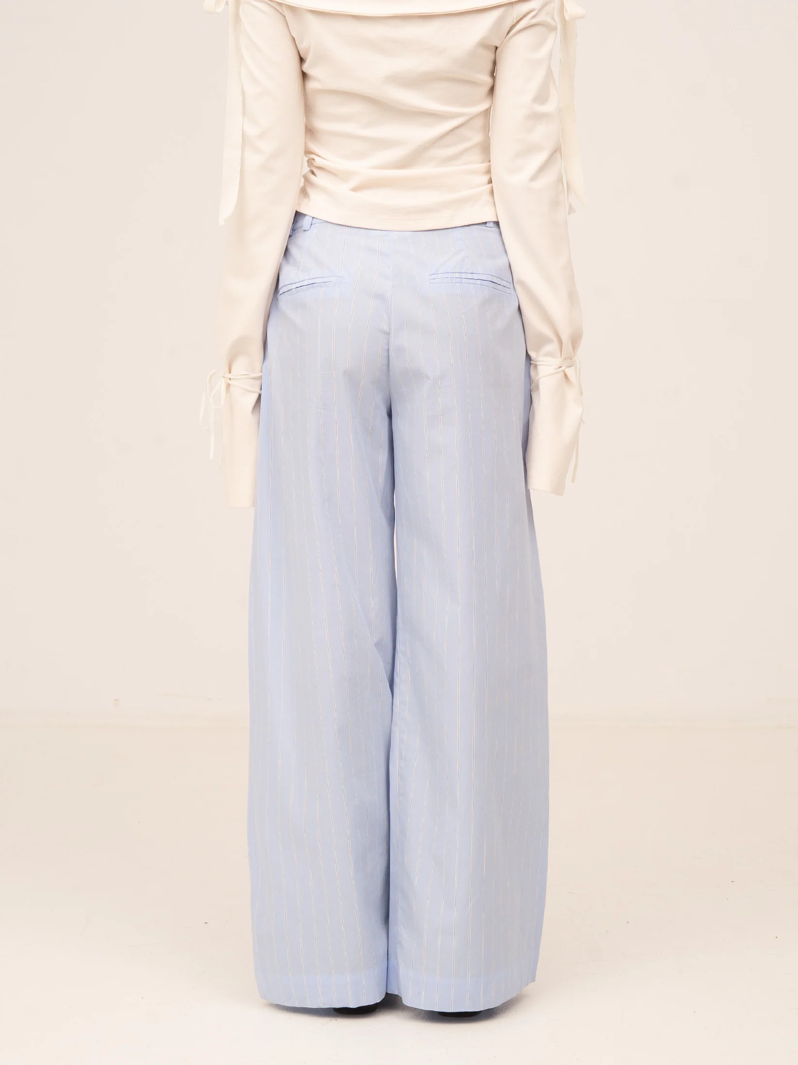 Striped Flash Blue Trousers - Image 7