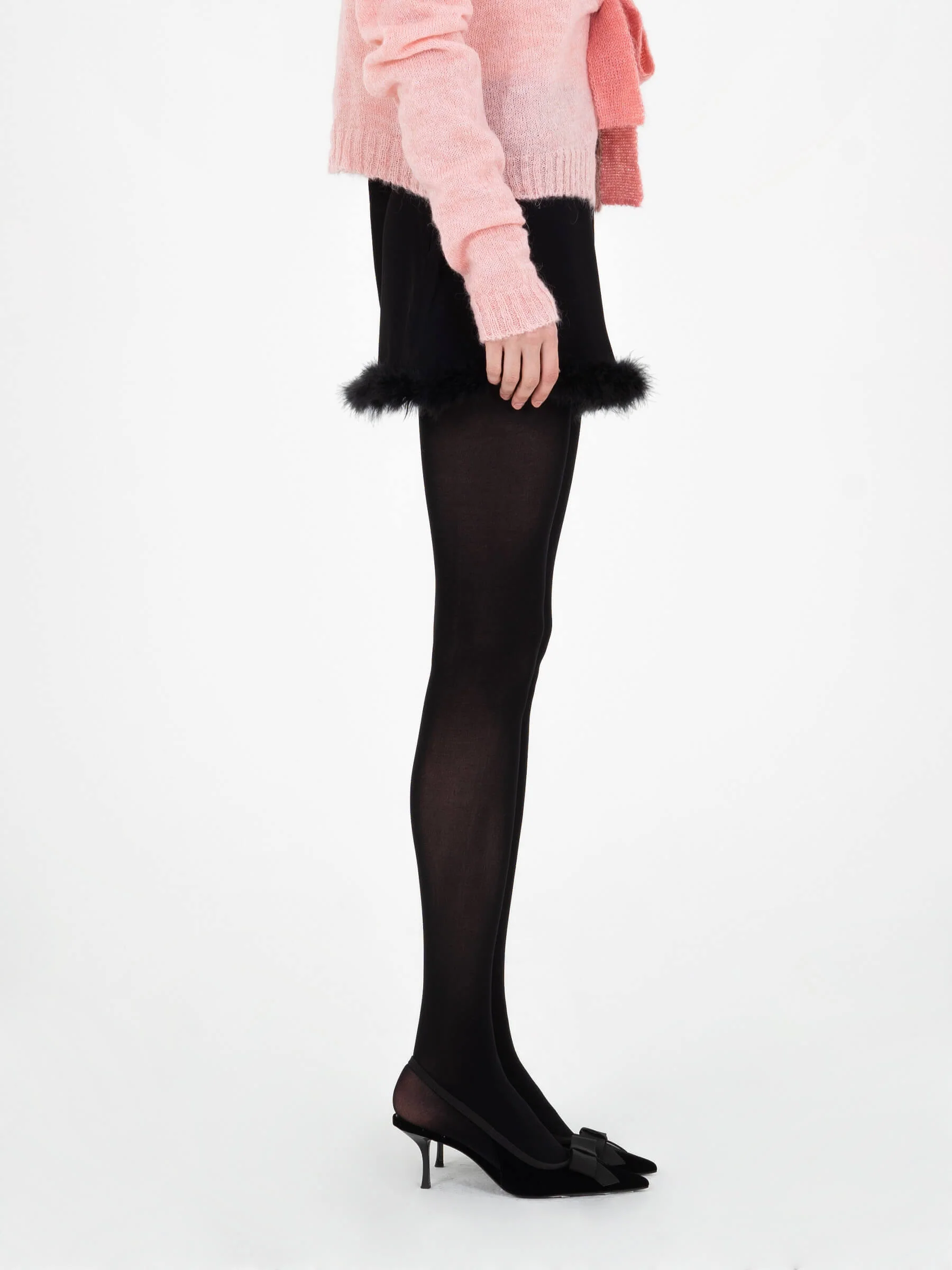 Tree Black Feather Skirt - Image 4