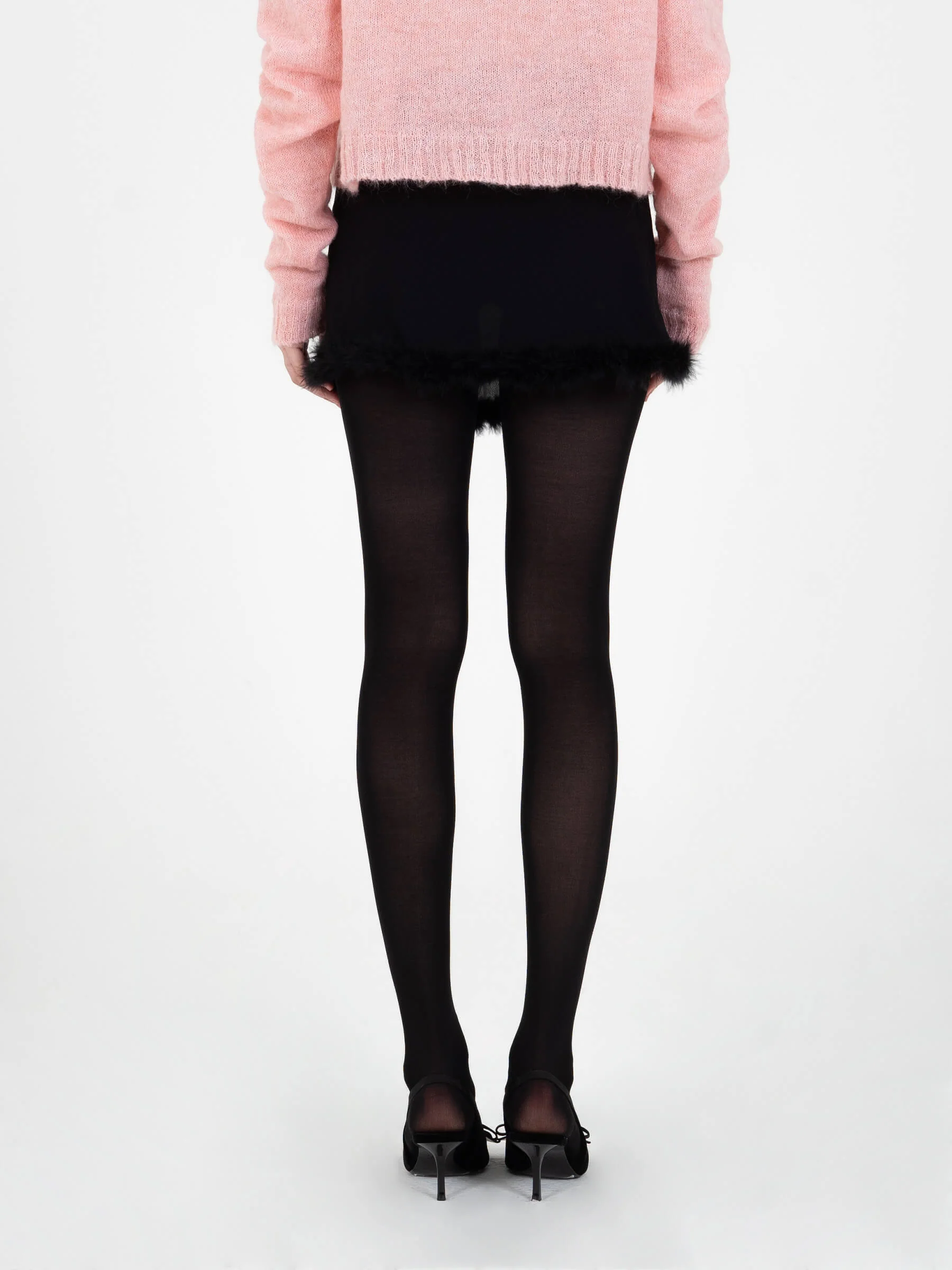 Tree Black Feather Skirt - Image 5